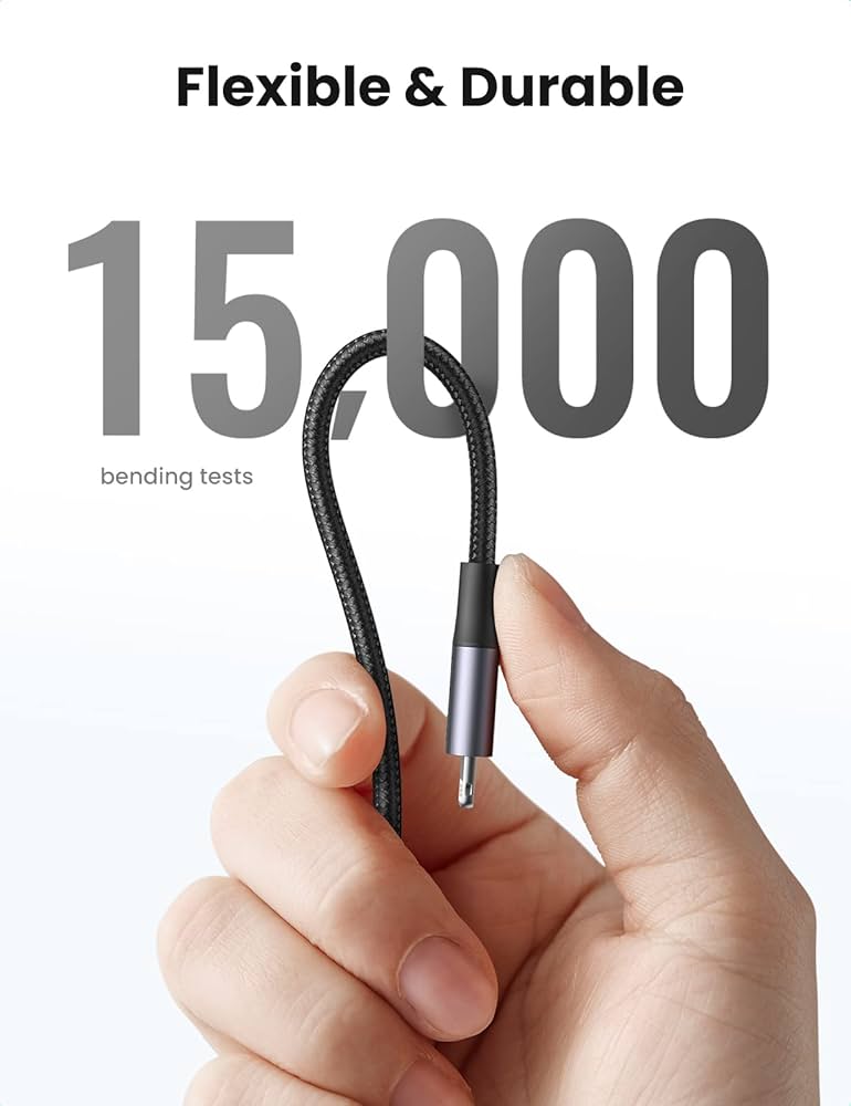 Cable de carga Ugreen USB-C a Lightning (Certificación MFi Oficial)